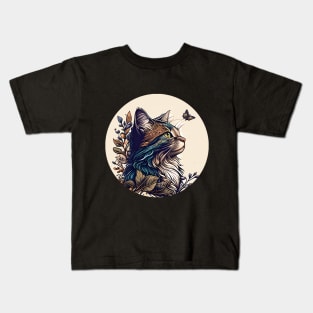 Splash Art Cat - Gifts for Cat Lovers Kids T-Shirt